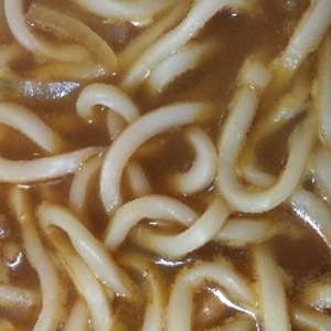 残りカレーdeカレーうどん♪